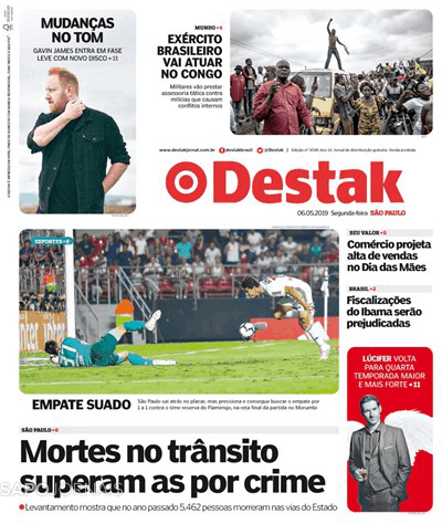 Capa Destak-So Paulo - 2019-05-06