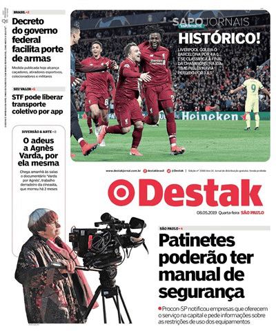 Capa Destak-So Paulo - 2019-05-08