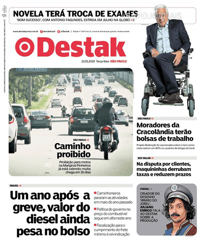 Capa Destak-So Paulo - 2019-05-21