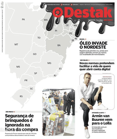 Capa Destak-S�o Paulo - 2019-10-08