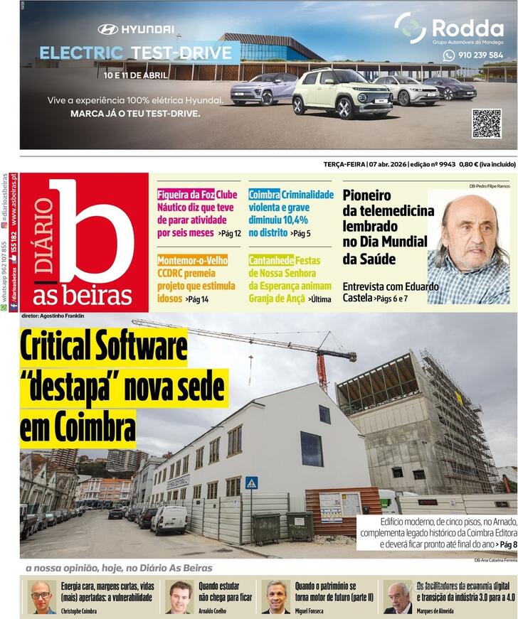 Capa Di�rio As Beiras - 2026-04-07