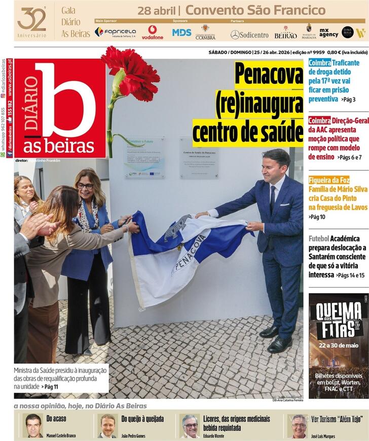 Capa Di�rio As Beiras - 2026-04-25
