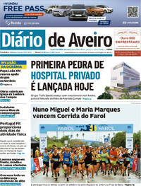 Capa Dirio de Aveiro de 2025-10-20