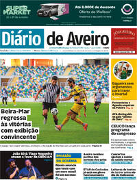 Capa Dirio de Aveiro de 2025-10-27