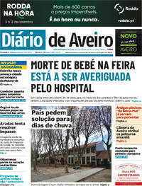 Capa Dirio de Aveiro de 2025-11-04