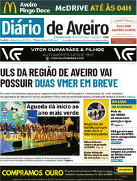 Capa Di�rio de Aveiro de 2026-01-09