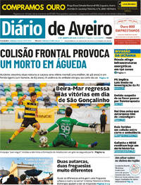 Capa Di�rio de Aveiro de 2026-01-11
