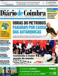 Capa Dirio de Coimbra de 2025-10-21