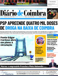 Capa Dirio de Coimbra de 2025-10-22