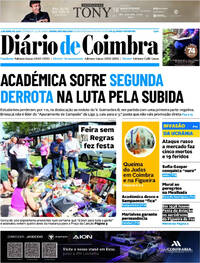 Capa Di�rio de Coimbra de 2026-04-05