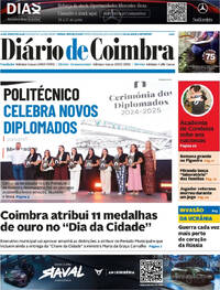 Capa Di�rio de Coimbra de 2026-06-21