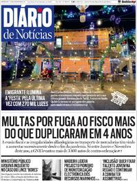 Capa Di�rio de Not�cias da Madeira de 2025-12-23