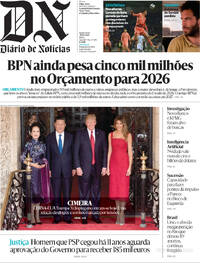 Capa Dirio de Notcias de 2025-10-30
