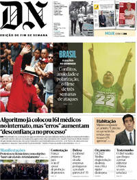 Capa Di�rio de Not�cias de 2026-10-23
