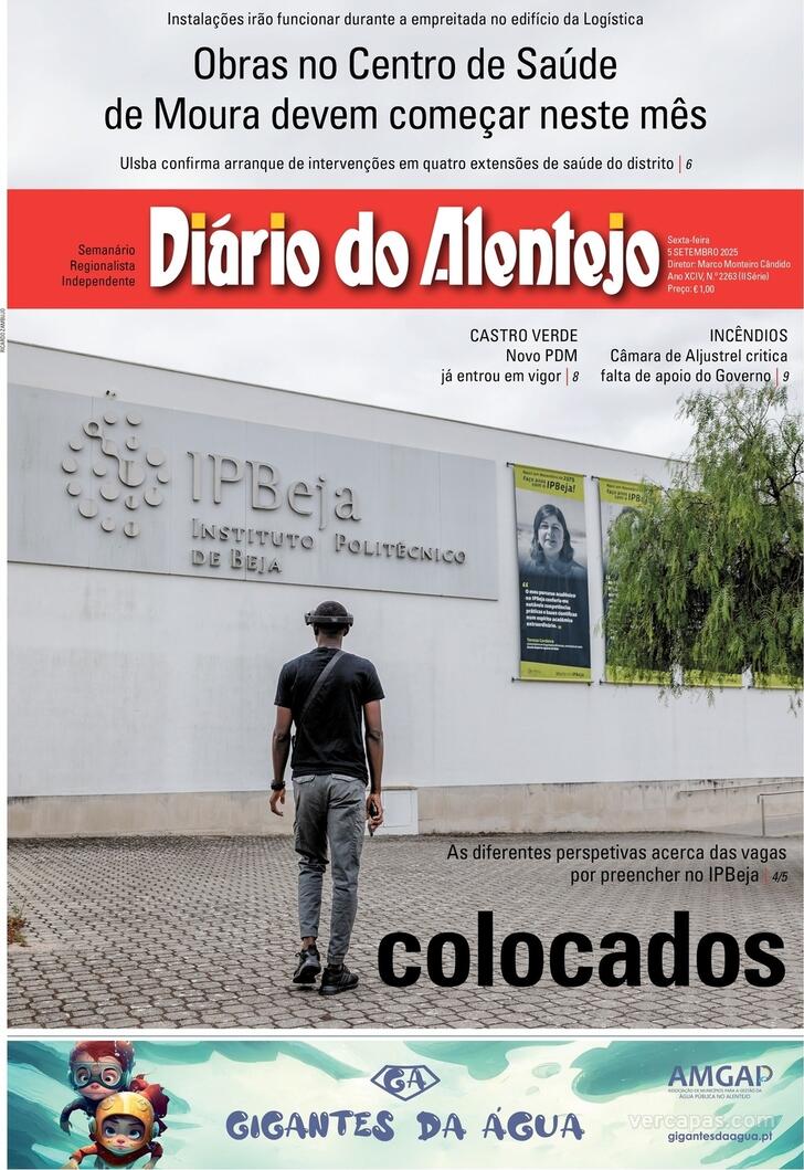 Capa Dirio do Alentejo - 2025-09-05