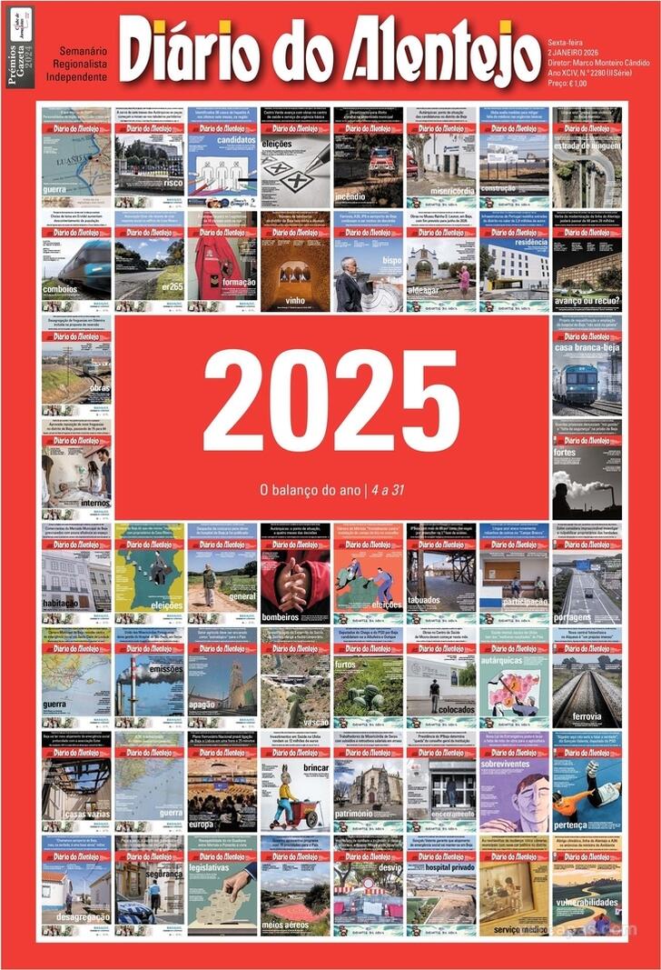 Capa Di�rio do Alentejo - 2026-01-02