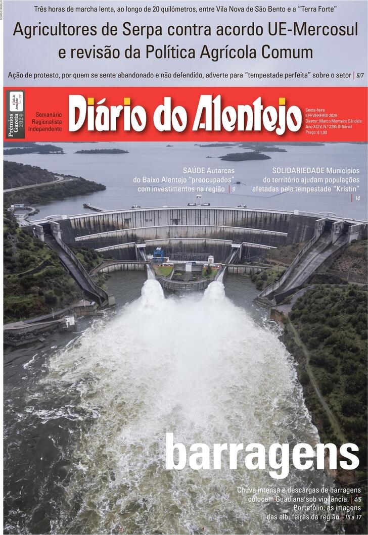 Capa Di�rio do Alentejo - 2026-02-06