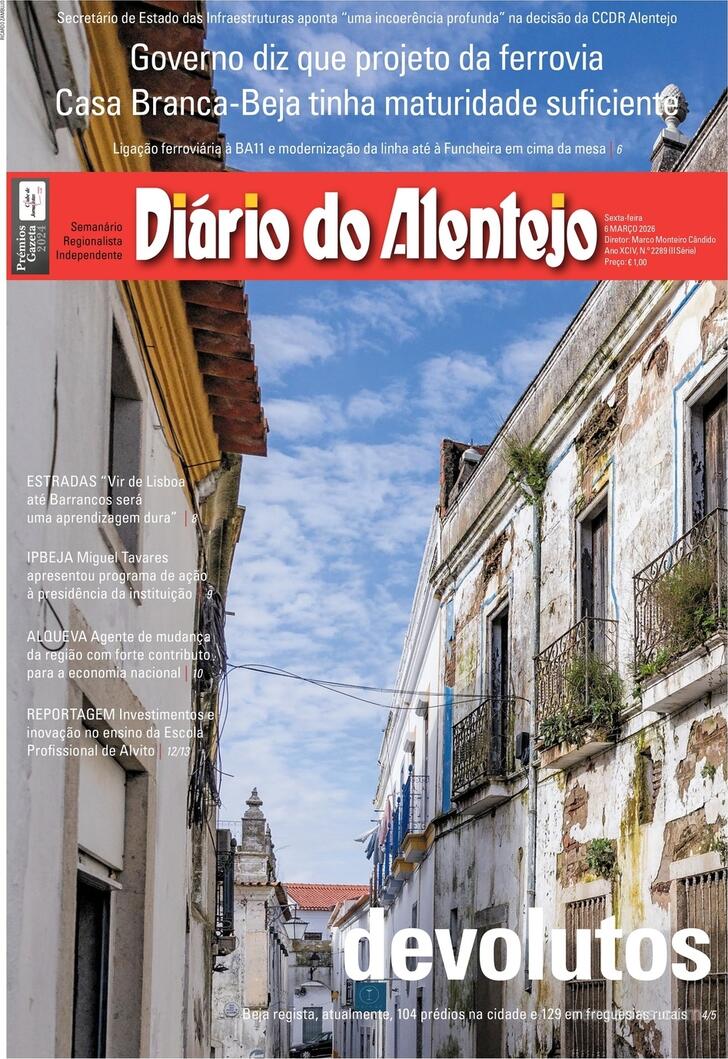 Capa Di�rio do Alentejo - 2026-03-06