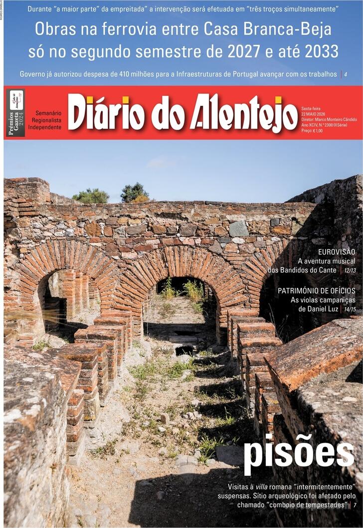 Capa Di�rio do Alentejo - 2026-05-22