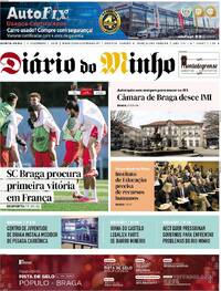 Capa Dirio do Minho de 2025-12-11