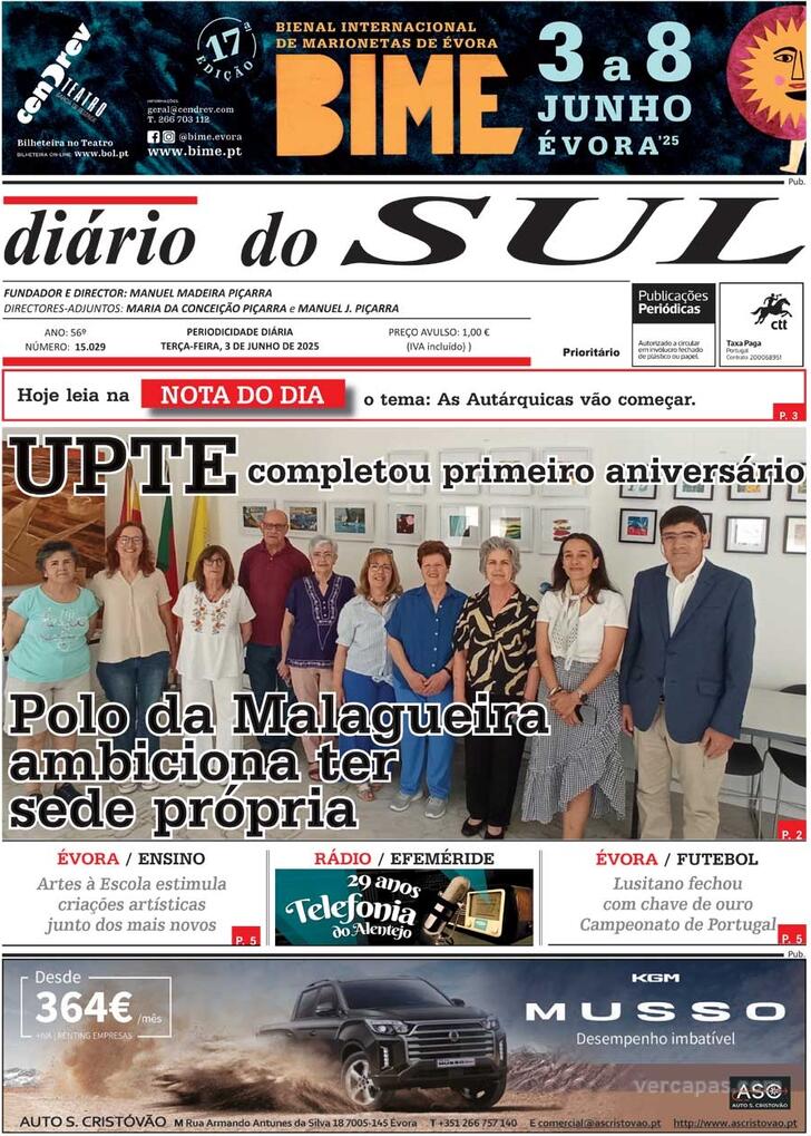 Capa Dirio do Sul - 2025-06-03