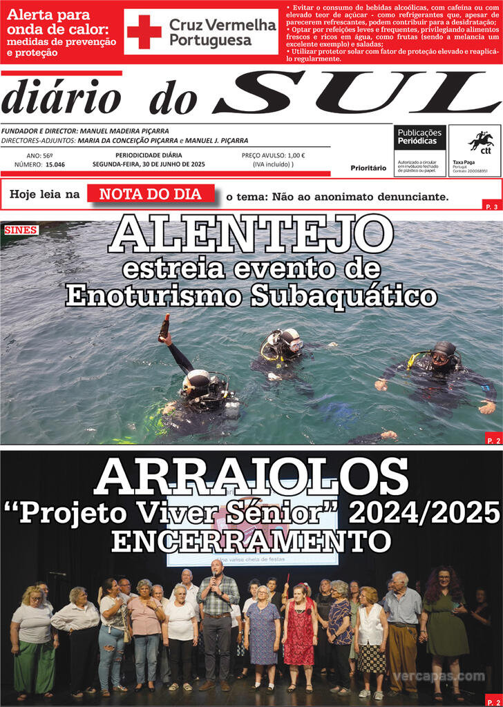 Capa Dirio do Sul - 2025-06-30