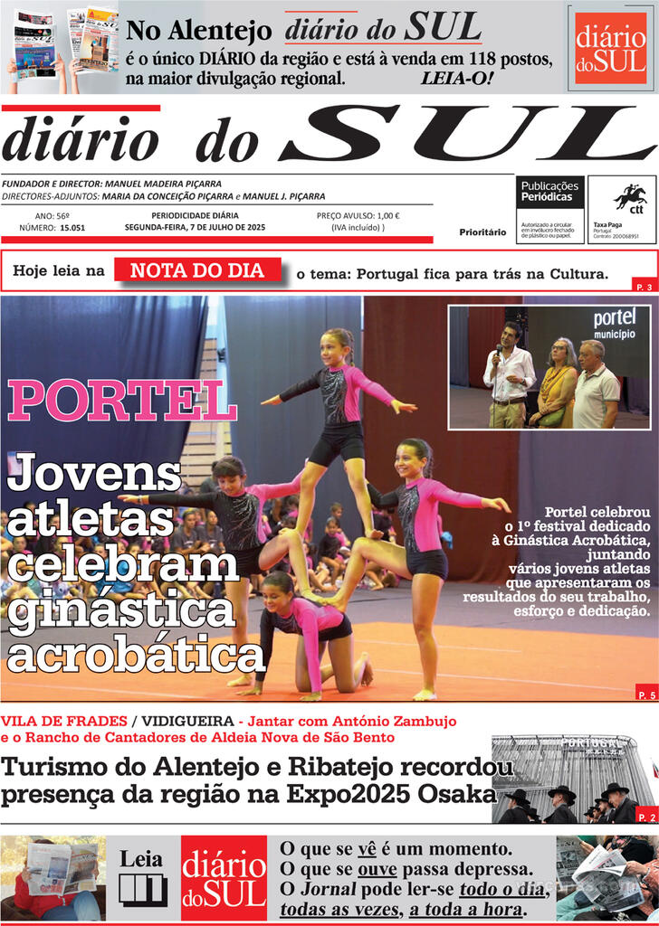 Capa Dirio do Sul - 2025-07-07