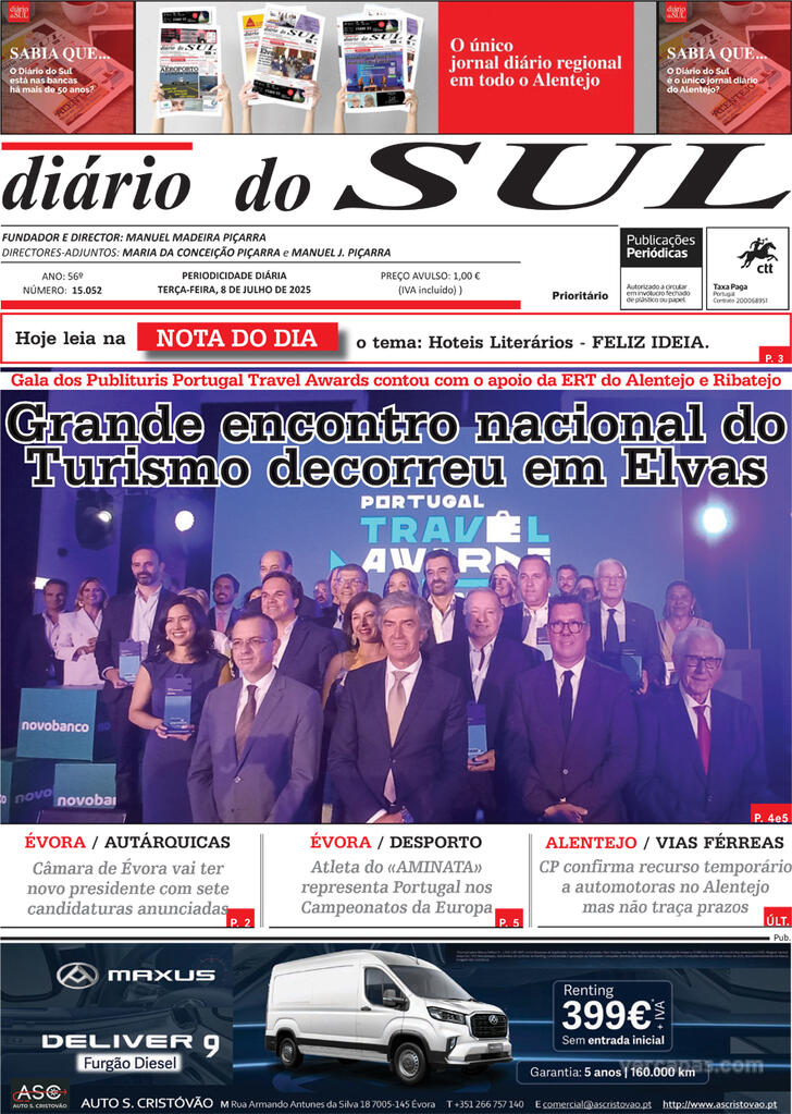 Capa Dirio do Sul - 2025-07-08