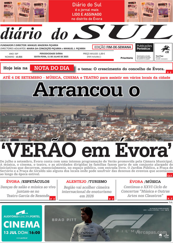 Capa Dirio do Sul - 2025-07-11