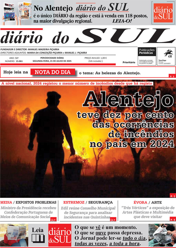 Capa Dirio do Sul - 2025-07-21