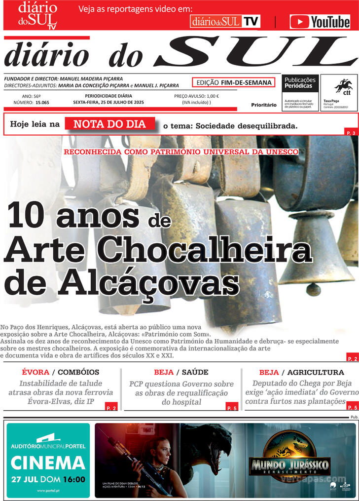 Capa Dirio do Sul - 2025-07-25