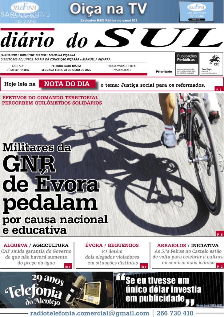 Capa Dirio do Sul - 2025-07-28