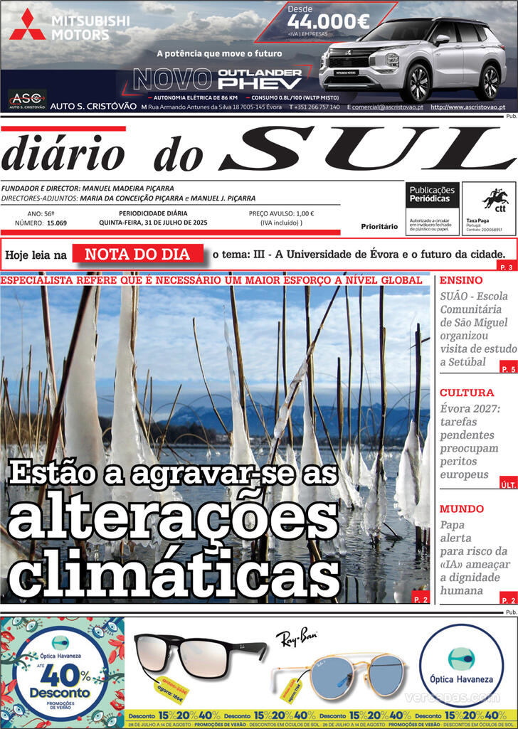Capa Dirio do Sul - 2025-07-31