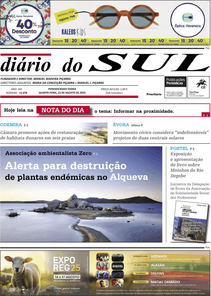 Capa Dirio do Sul - 2025-08-13