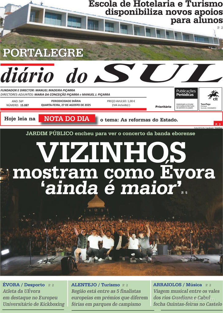 Capa Dirio do Sul - 2025-08-27