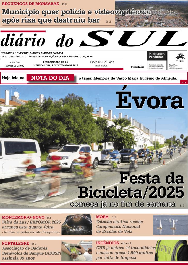 Capa Dirio do Sul - 2025-08-30