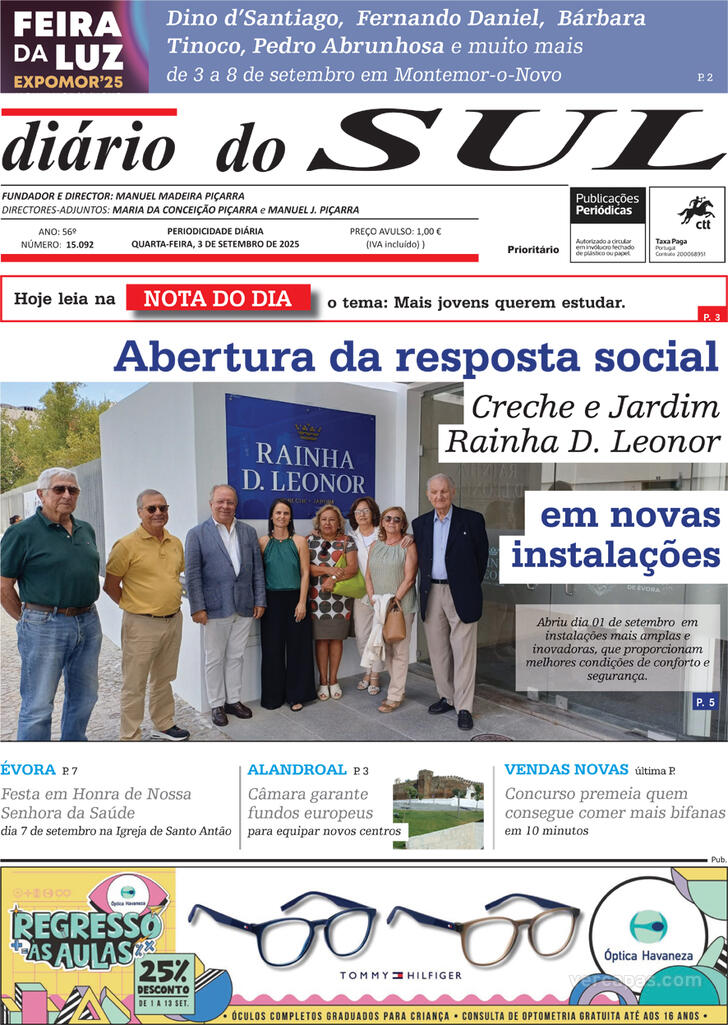 Capa Dirio do Sul - 2025-09-03