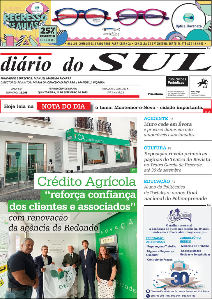 Capa Dirio do Sul - 2025-09-11