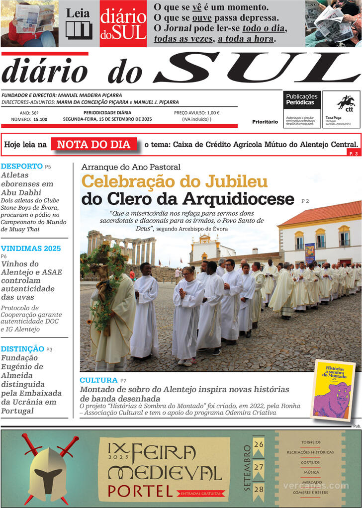 Capa Dirio do Sul - 2025-09-15