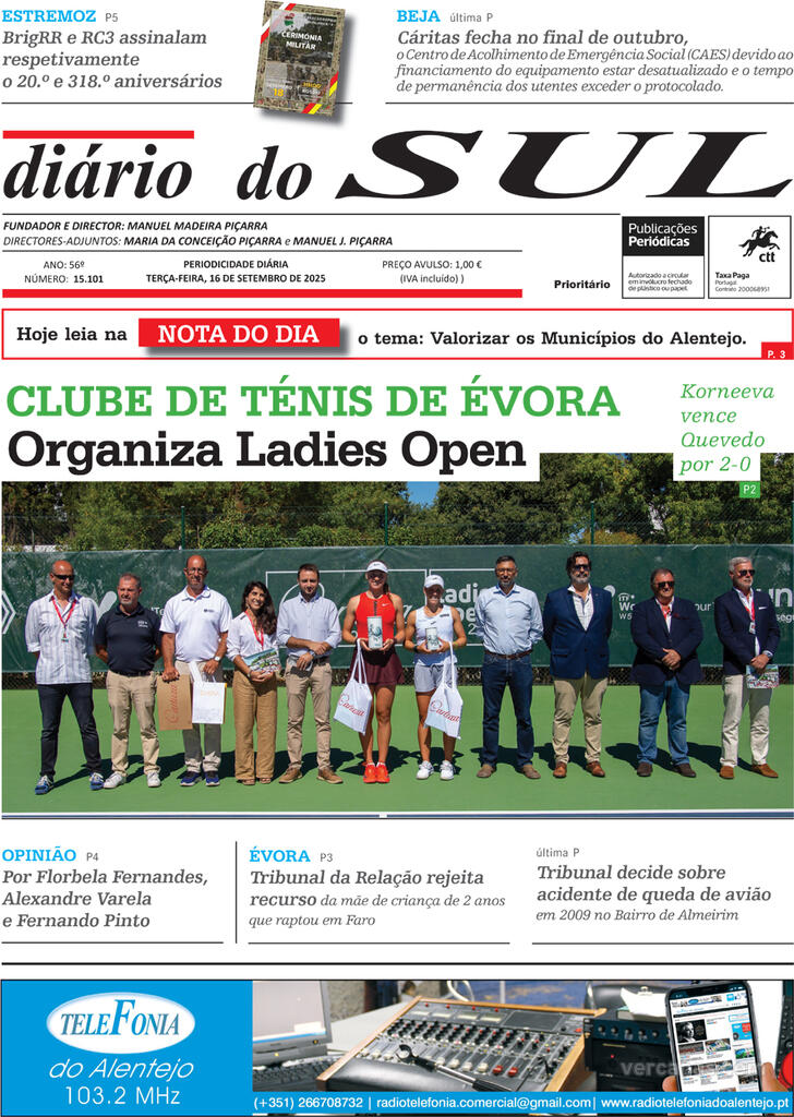 Capa Dirio do Sul - 2025-09-16