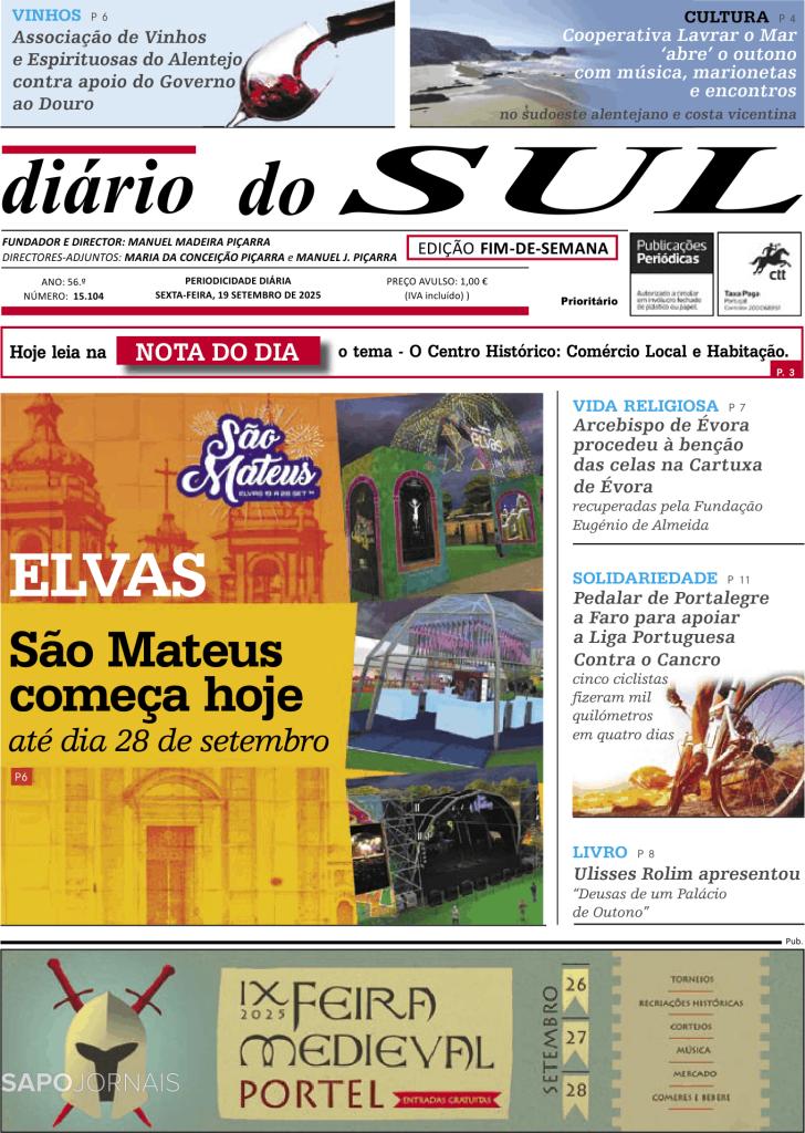 Capa Dirio do Sul - 2025-09-19