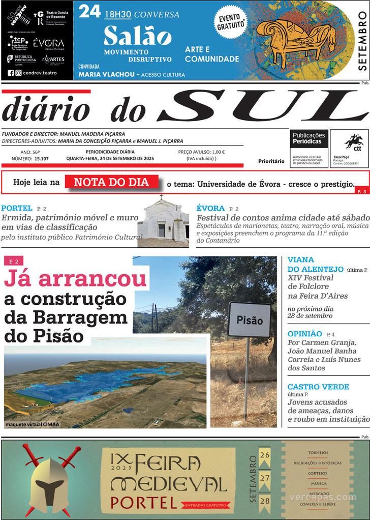 Capa Dirio do Sul - 2025-09-24