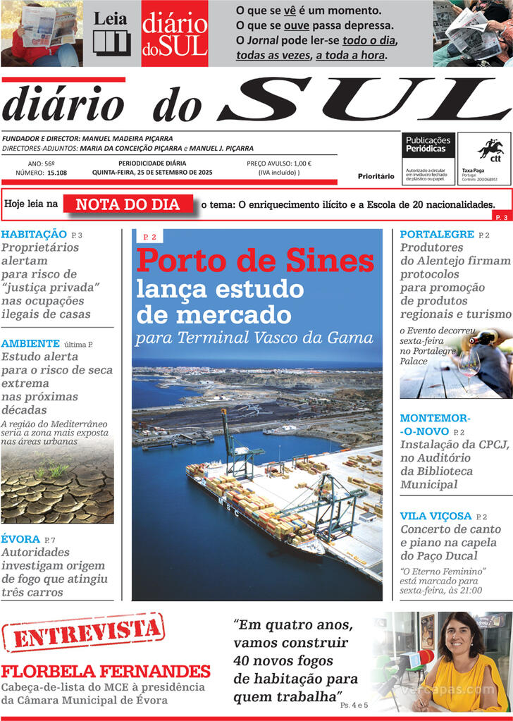 Capa Dirio do Sul - 2025-09-25
