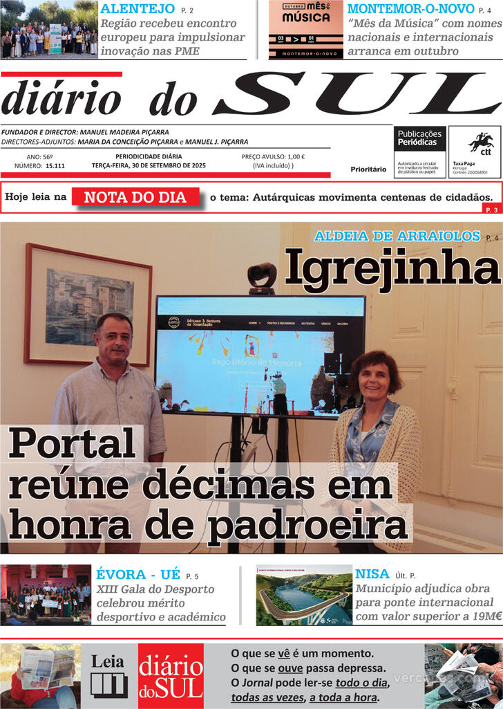 Capa Dirio do Sul - 2025-09-30