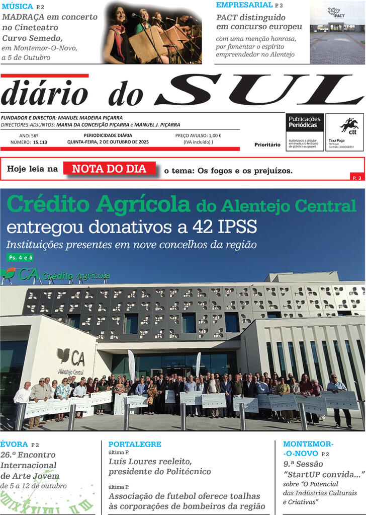 Capa Dirio do Sul - 2025-10-02