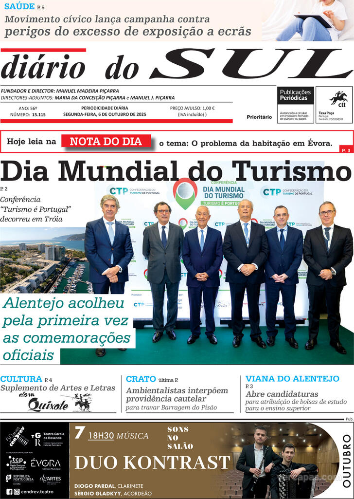 Capa Dirio do Sul - 2025-10-06