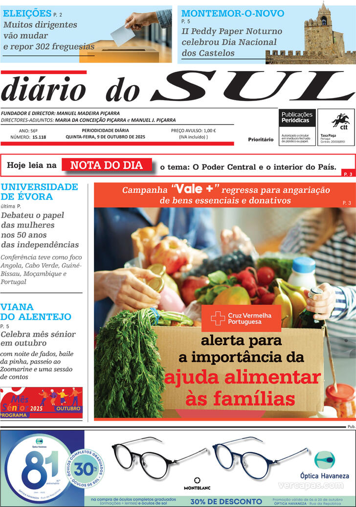 Capa Dirio do Sul - 2025-10-09