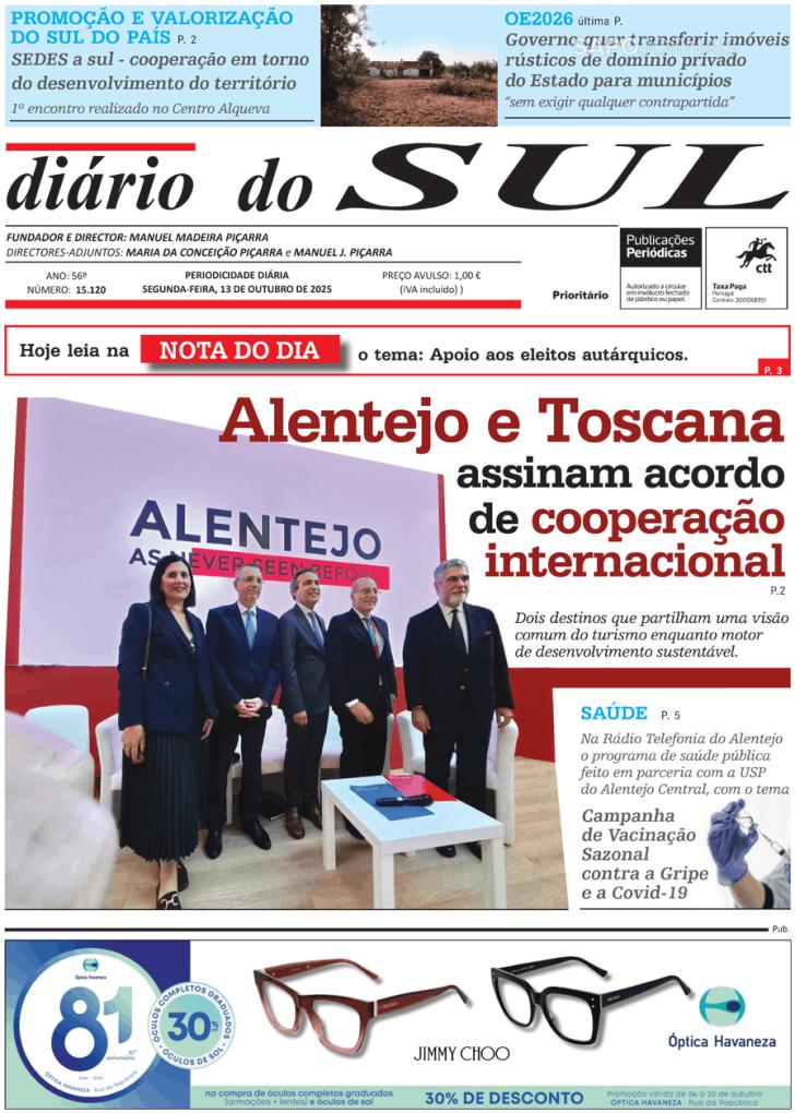 Capa Dirio do Sul - 2025-10-11