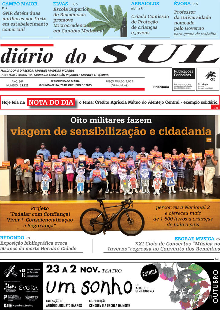 Capa Dirio do Sul - 2025-10-20