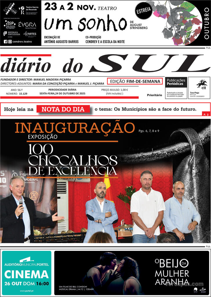 Capa Dirio do Sul - 2025-10-24